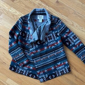 Women’s western open front cardigan.